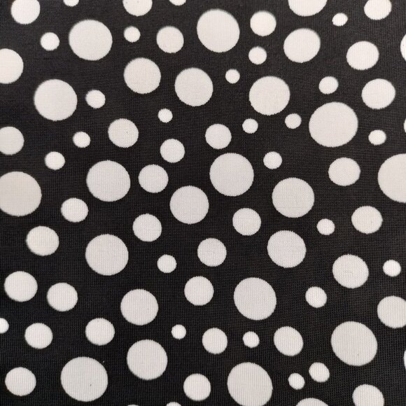 Cocomo Plus Size 2X Black & White Geo Print Pintuck Short Flutter Sleeve Top - Picture 4 of 6